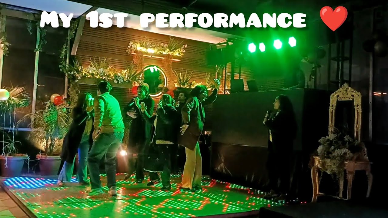 My 1st Live Performance | Chhail Song Live Performance at Pallavi Hotel