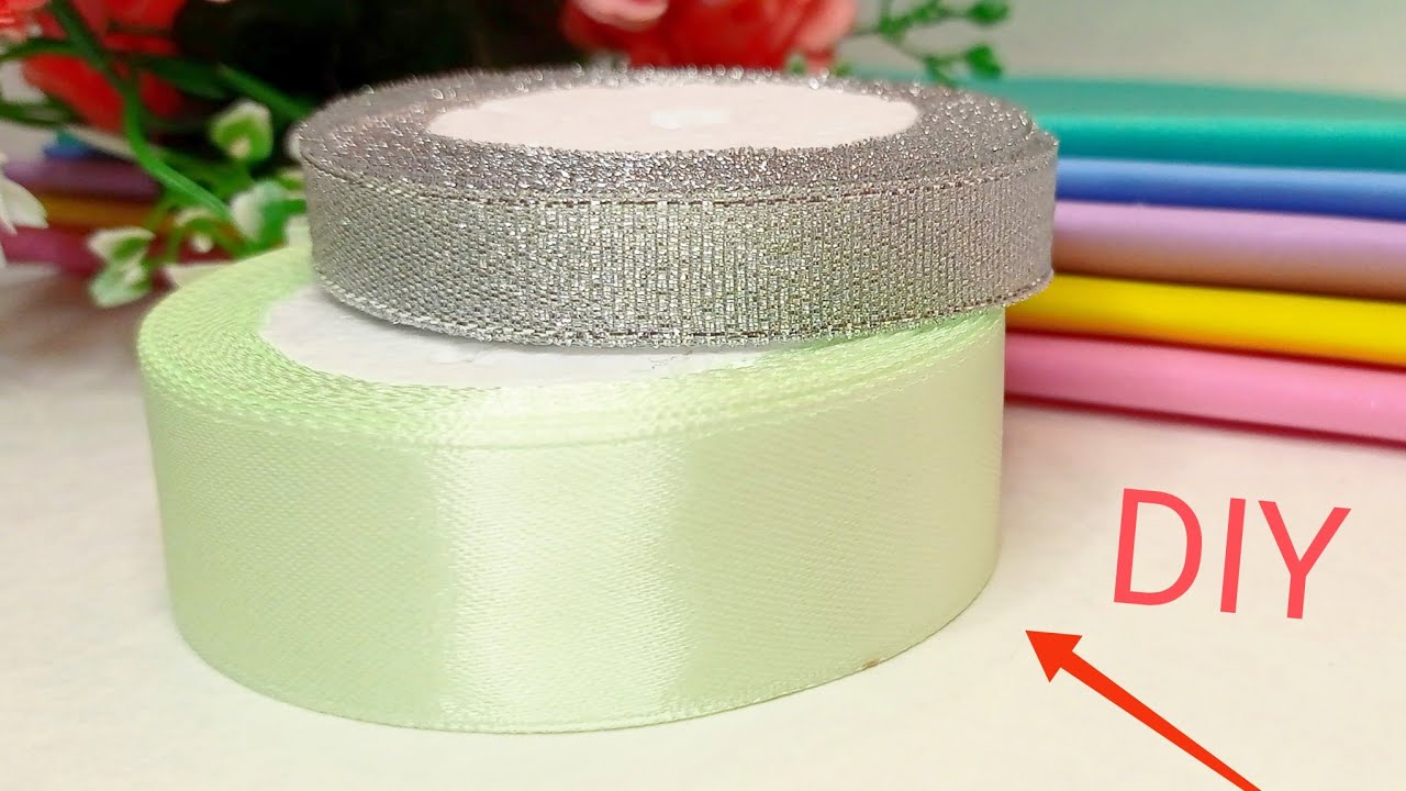DIY 🎀 Изысканные зимние бантики из атласной ленты !!! То что нужно...🎀 Arcos de grife