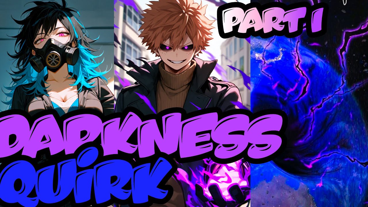 Darkness Quirk Deku  - Villain Au Izuku - Part 1 - MHA Texting Story - Shadow King 👑 -