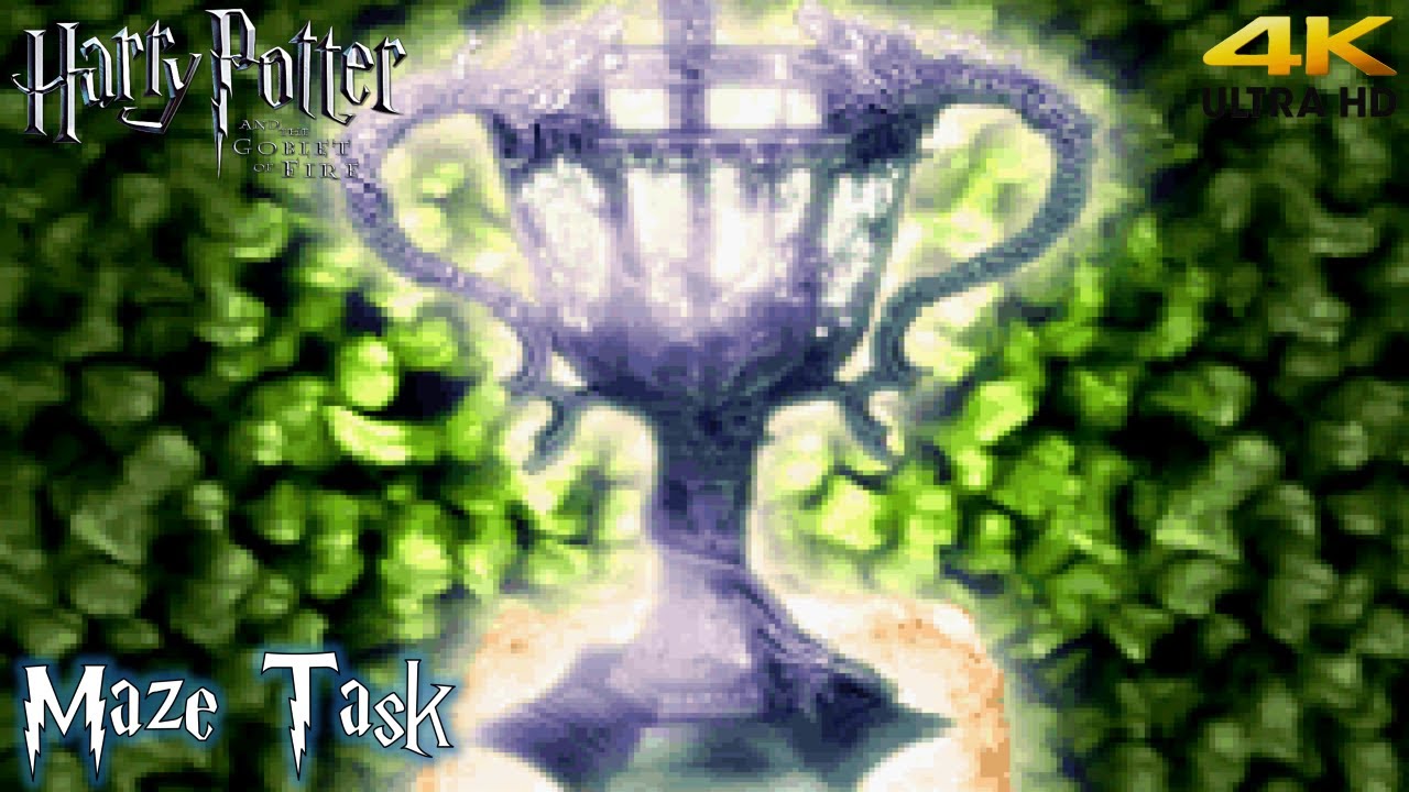 Harry Potter and the Goblet of Fire GBA 'Triwizard Task 3: The Triwizard Maze' Walkthrough (4K)
