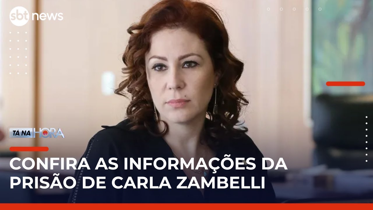 Carla Zambelli é presa na Itália; deputada diz que não volta para cumprir pena no Brasil | #TanaHora
