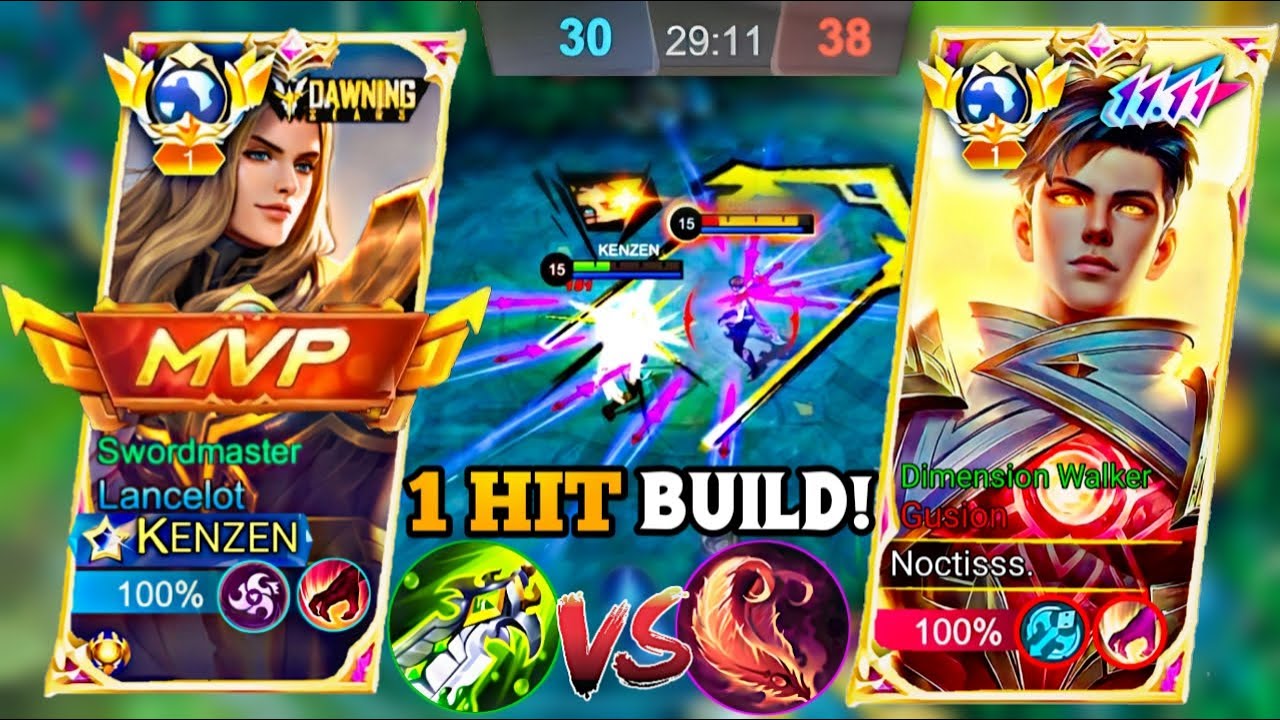 TOP GLOBAL LANCELOT VS GLOBAL GUSION 🔥 EARLY DI BANTAI LATE GAME NGEBANTA!! - MOBILE LEGENDS