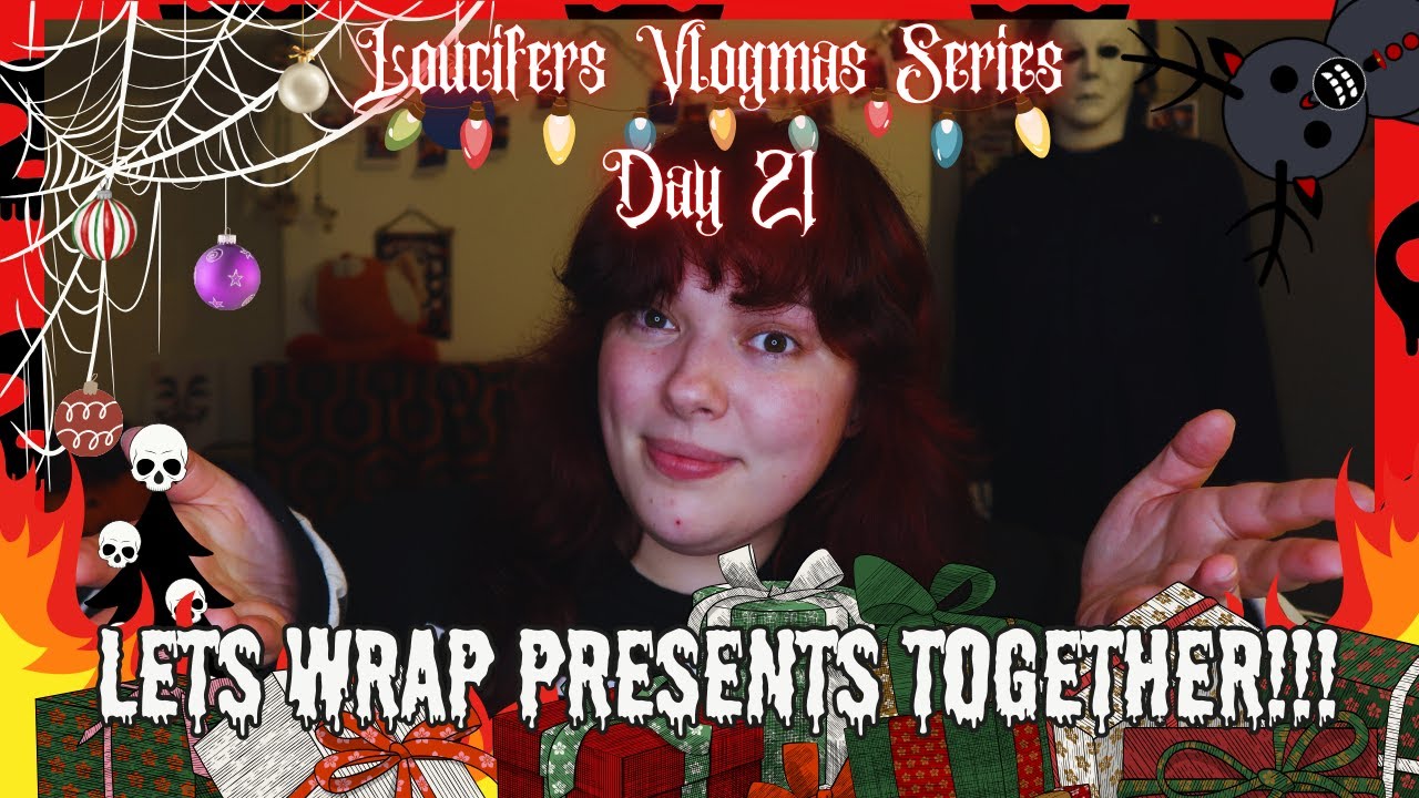 Loucifers Vlogmas Day 21! Wrap Presents With Me As We Talk Chronic Illness At Christmas