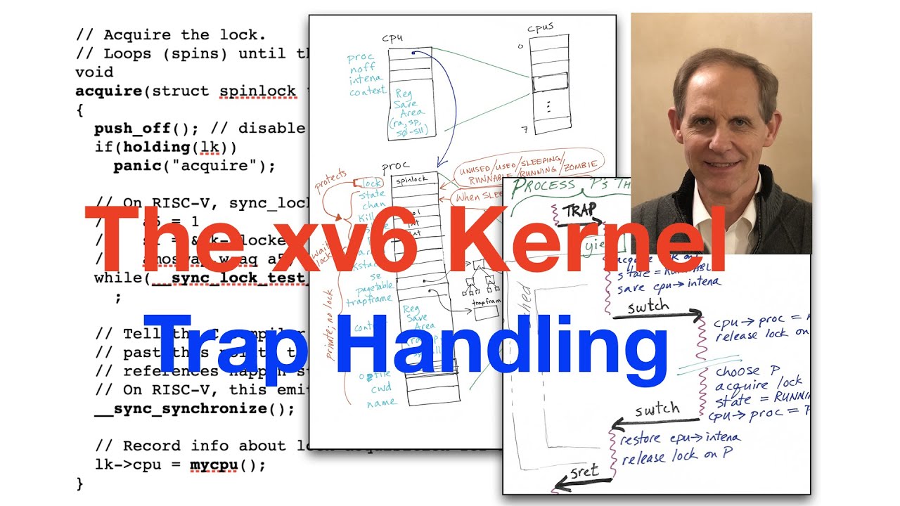 xv6 Kernel-14: Обработка ловушек