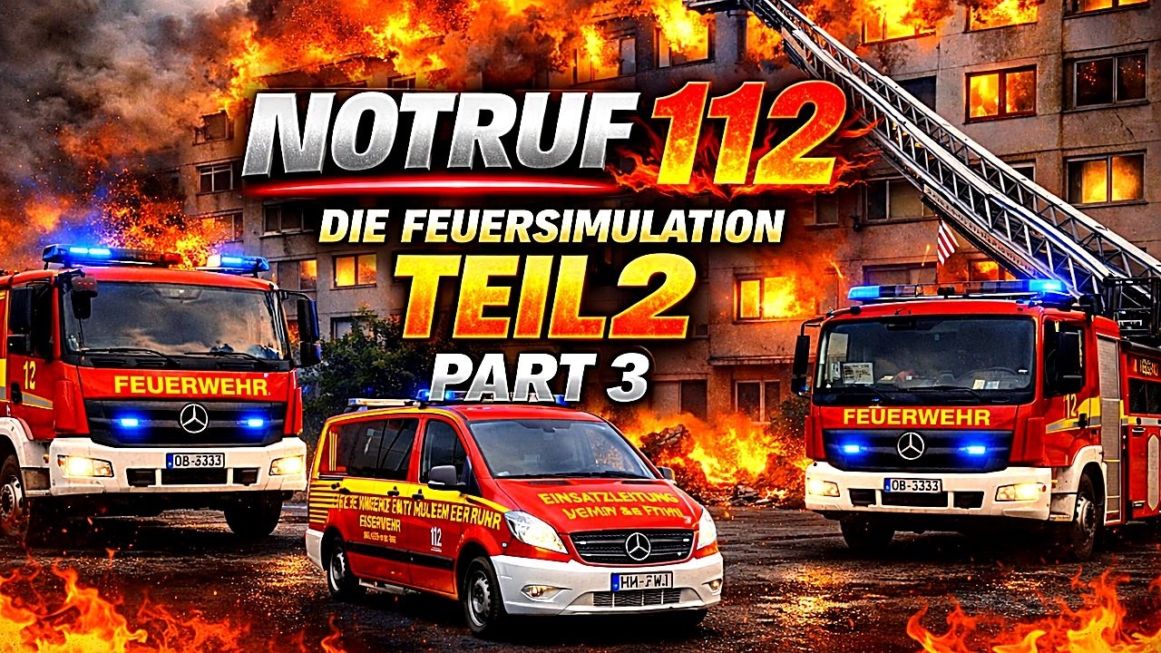 Notruf 112 Die Feuerwehr Simulation Teil 2 Part 3 Single Player