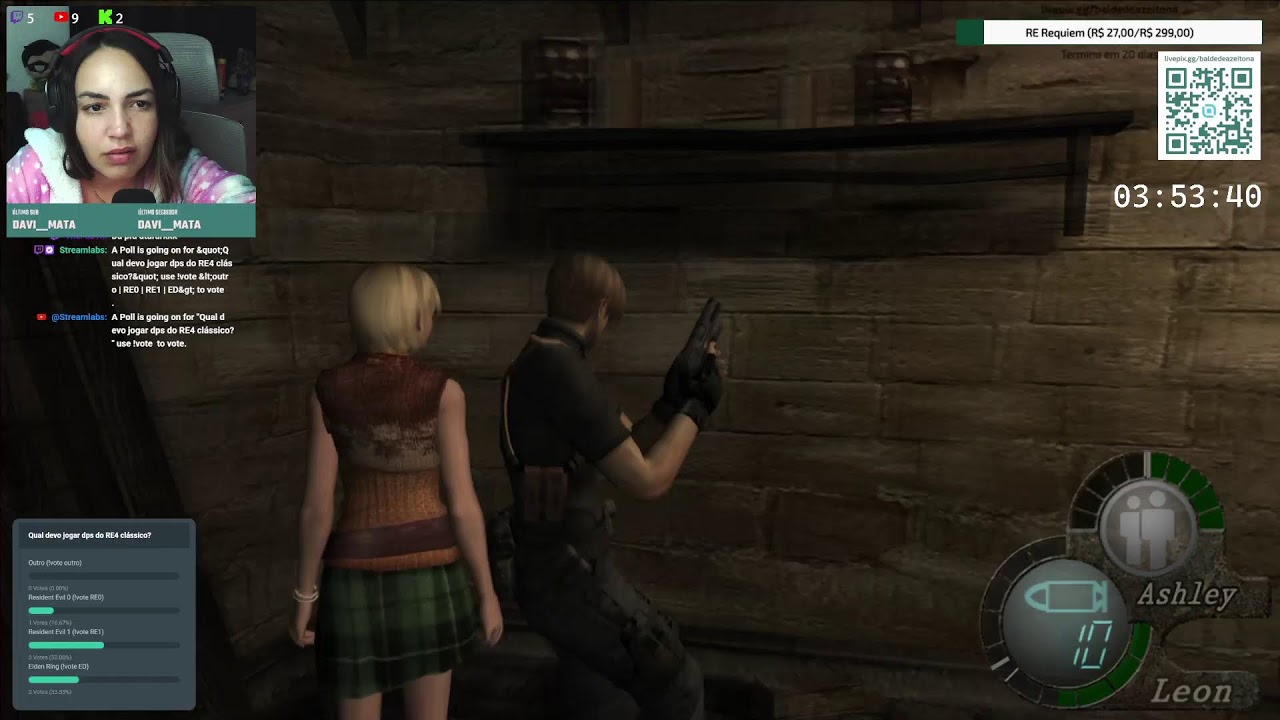 Rsident Evil 4 clássico - !pix !setup !discord