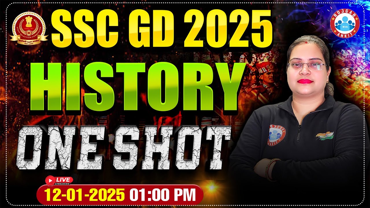 SSC GD 2025 | SSC GD History Revision Class | History For SSC GD | History By Parul Ma'am