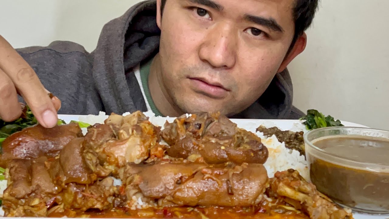 PORK LEG WITH BLACK LENTIL | RICE | BIG BITES |