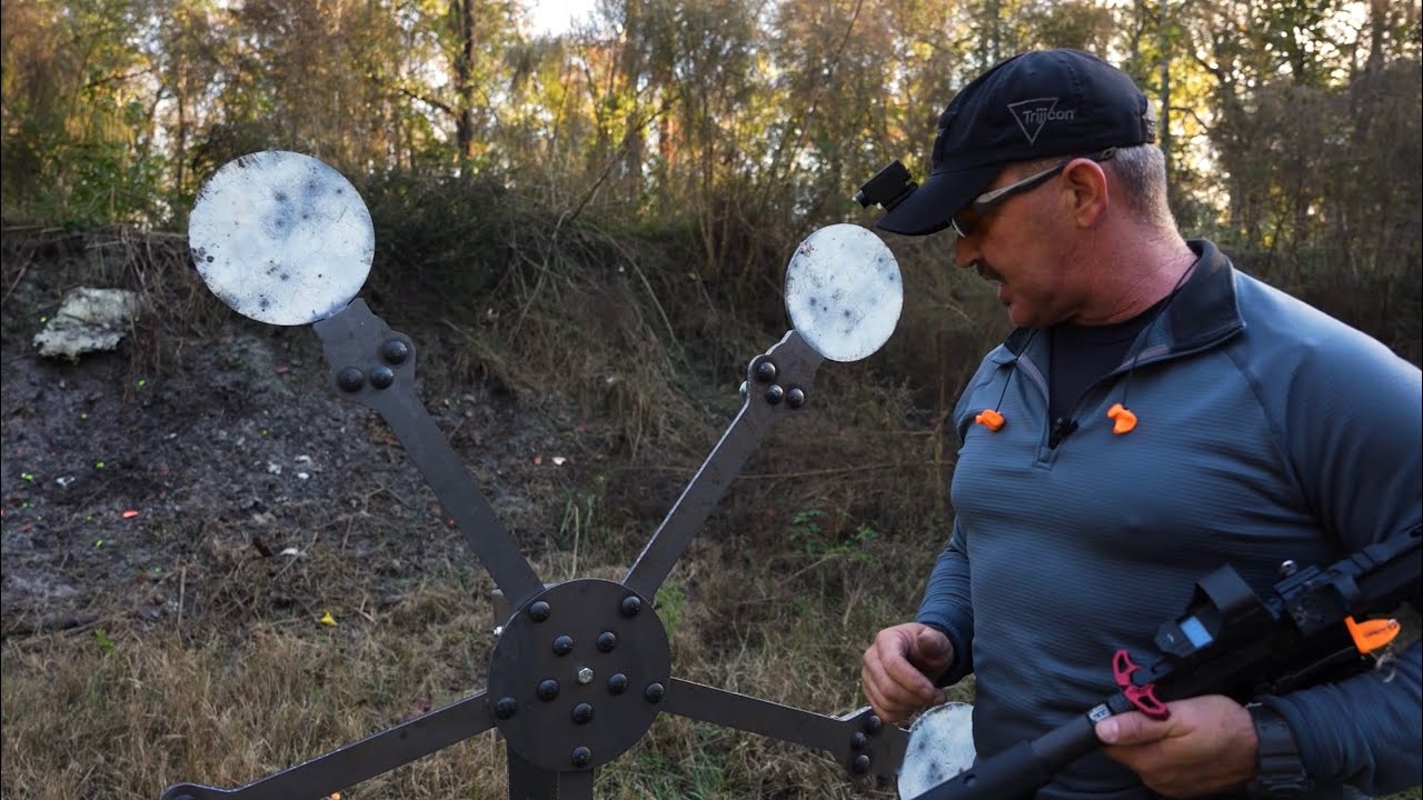 The Texas Star Steel Target System by Shoot Steel with Denny Chapman