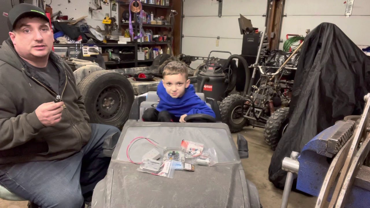 Power wheels demo derby build pt. 1