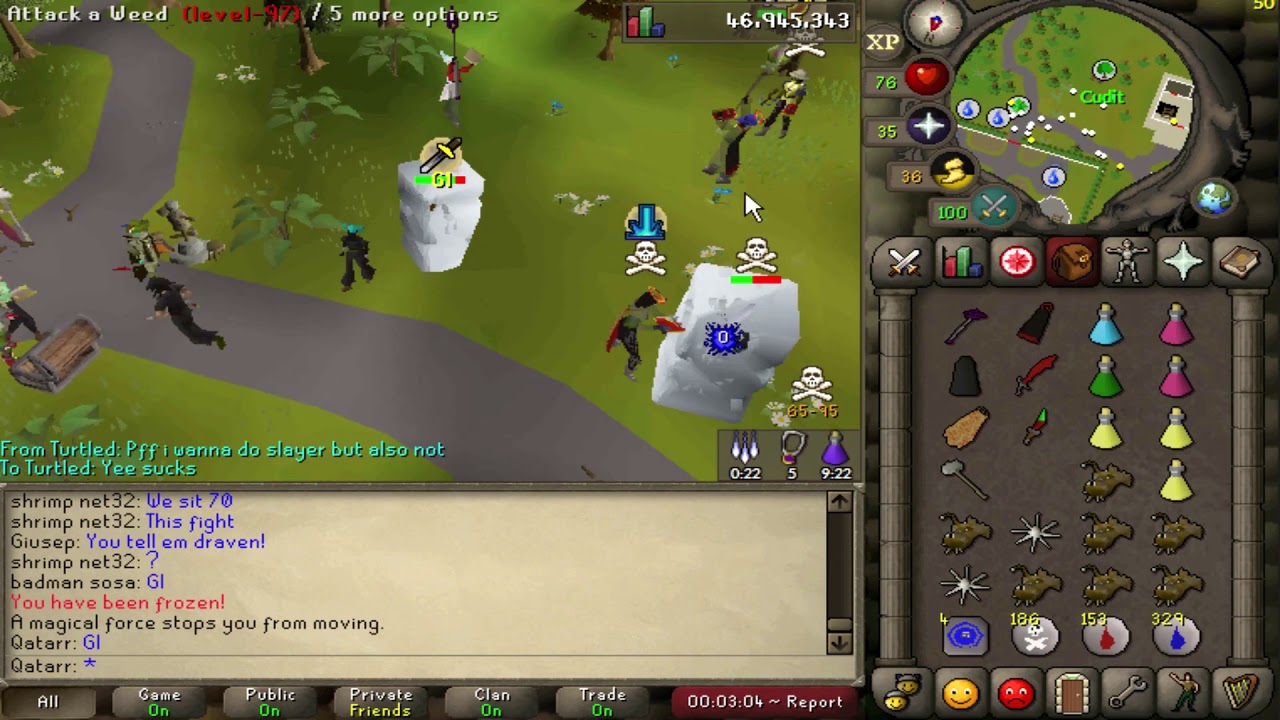 [OSRS] Qatarr - Pure Nh/Hybrid PVP Video #9