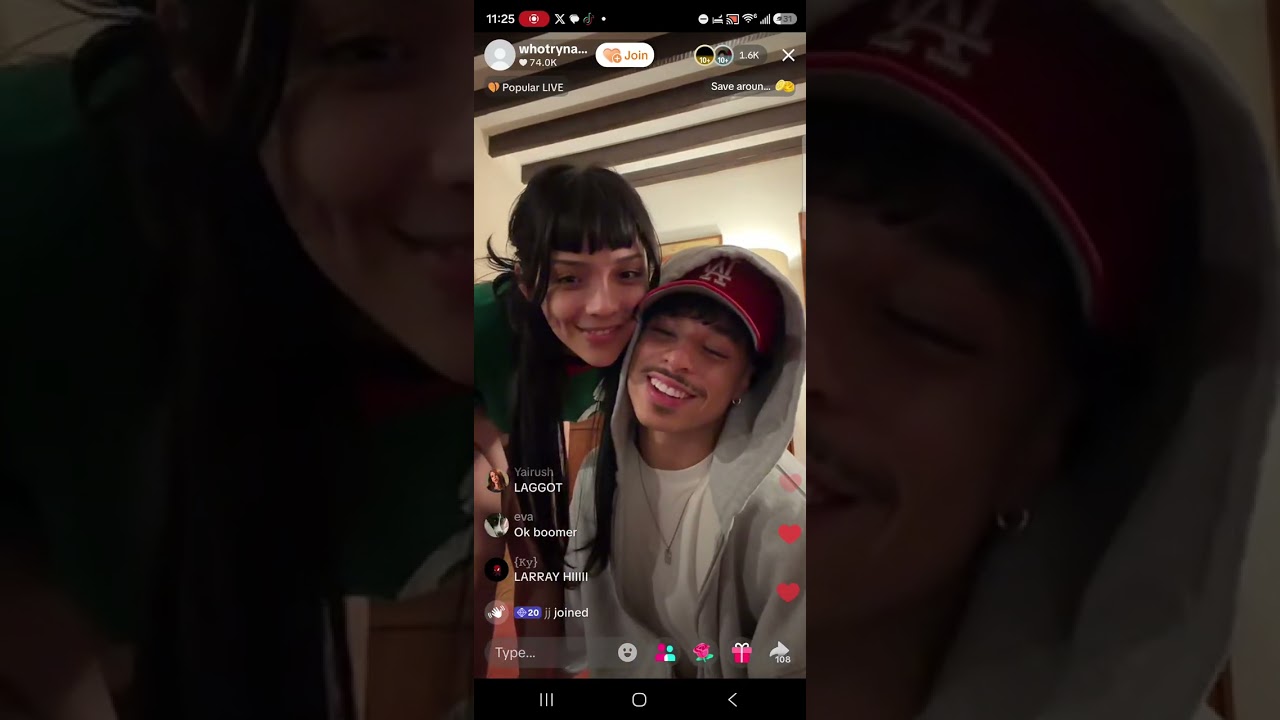 Larray TikTok Live 3.14.2026