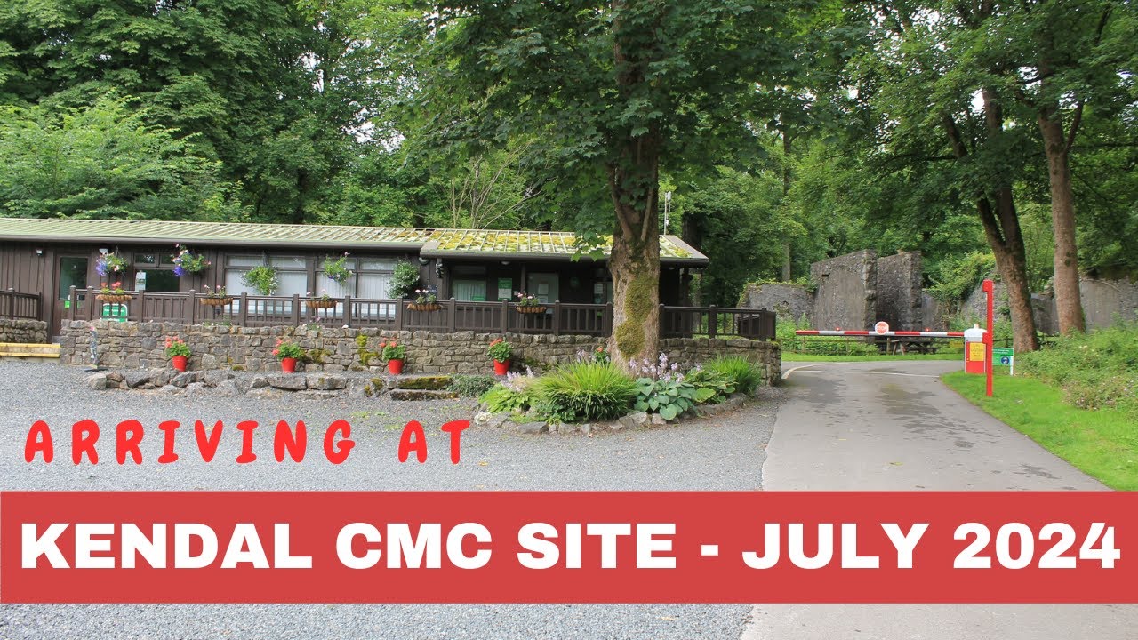 Arrival at Kendal CMC site, Sedgwick, Kendal, Cumbria, UK. July 2024