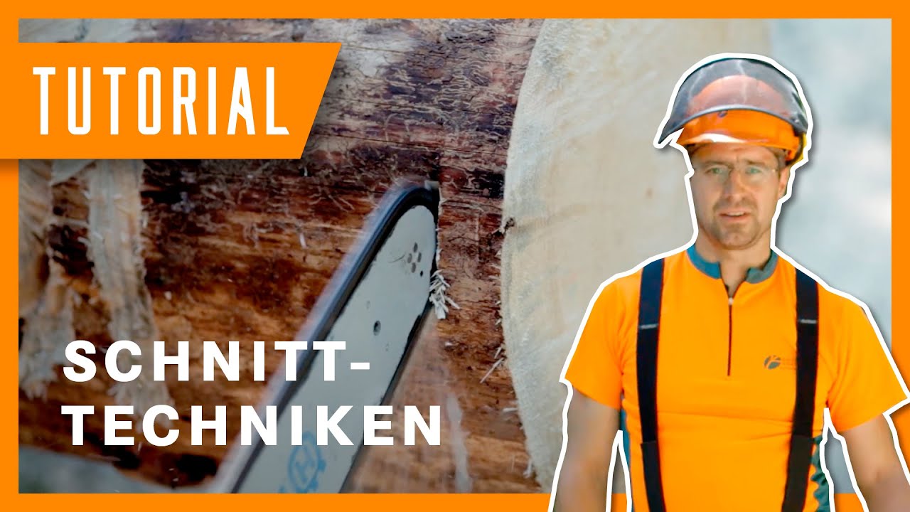 Motors&auml;gen Tutorial: Schnitttechniken  | Anleitung und Tipps | #Holzernte Tutorial
