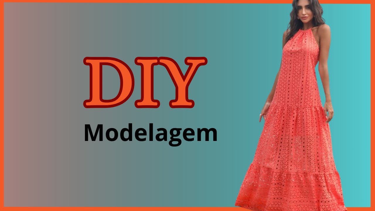 📌 Vestido fácil para iniciantes MODELAGEM 