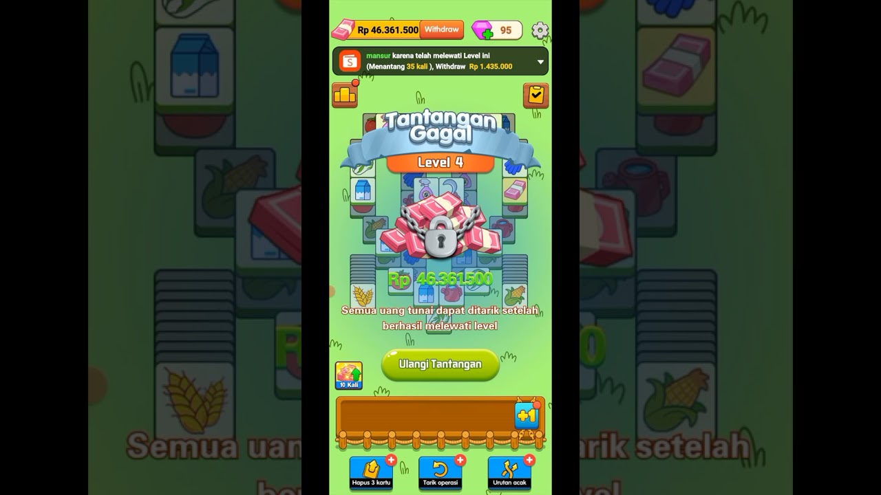Coba Game yang Katanya Scam | Stuck di Level 4 | Tile Win Cas