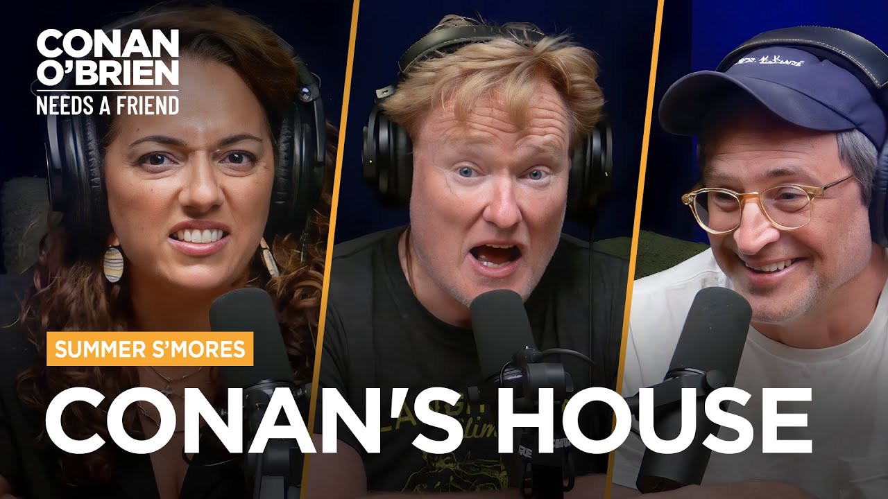 Conan Invites The Chill Chums To His Home For The Next Summer S&rsquo;mores | Conan O'Brien Needs A Friend
