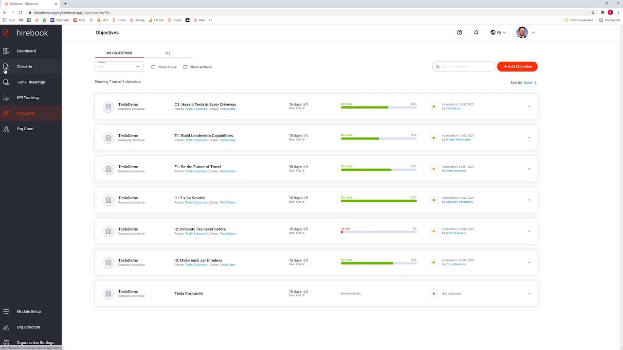 Hirebook Demo - March 15th Update