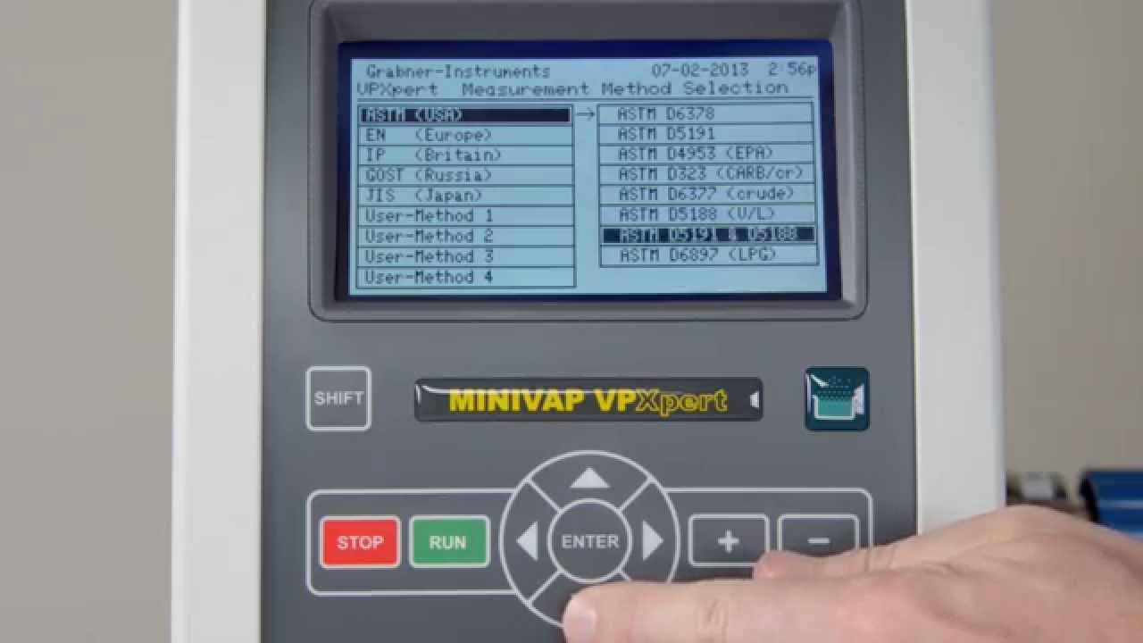 MINIVAP VPXpert для определения давления насыщенных паров нефтепродуктов