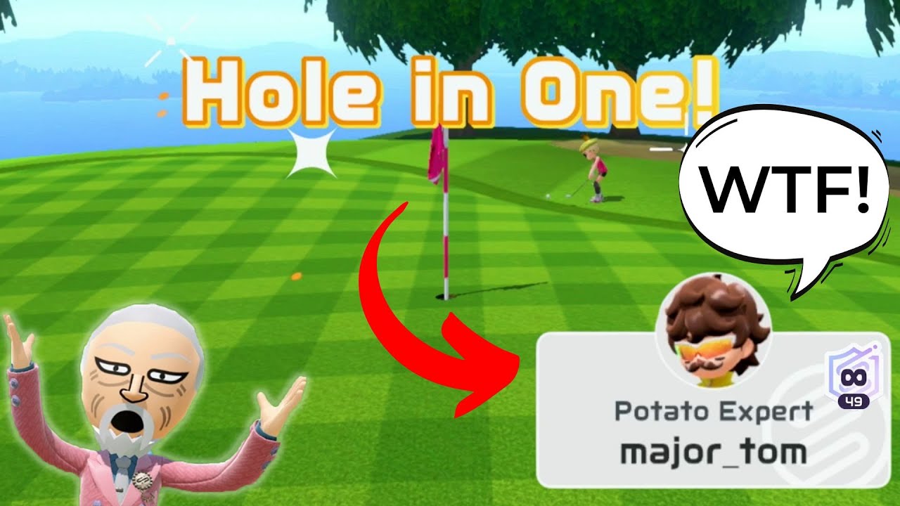 Я сделал ЭТО со своим соперником по рейтингу! (Switch Sports Golf)
