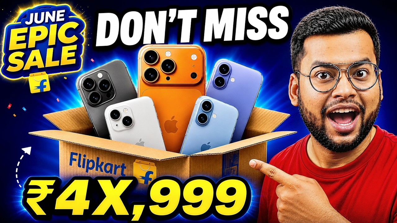 Flipkart June Epic Sale iPhone Sale - Don't Wait for Big Billion Days Sale 2026 - iPhone 17 Offer