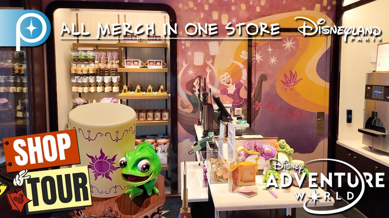👜 Disneyland Paris SHOP TOUR: Rapunzel gift shop at Disney Adventure World in Disneyland Paris 2026
