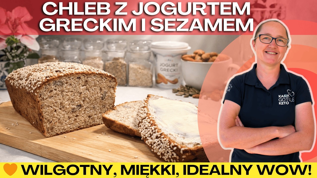 CHLEB BEZ DROŻDŻY Z JOGURTEM GRECKIM!