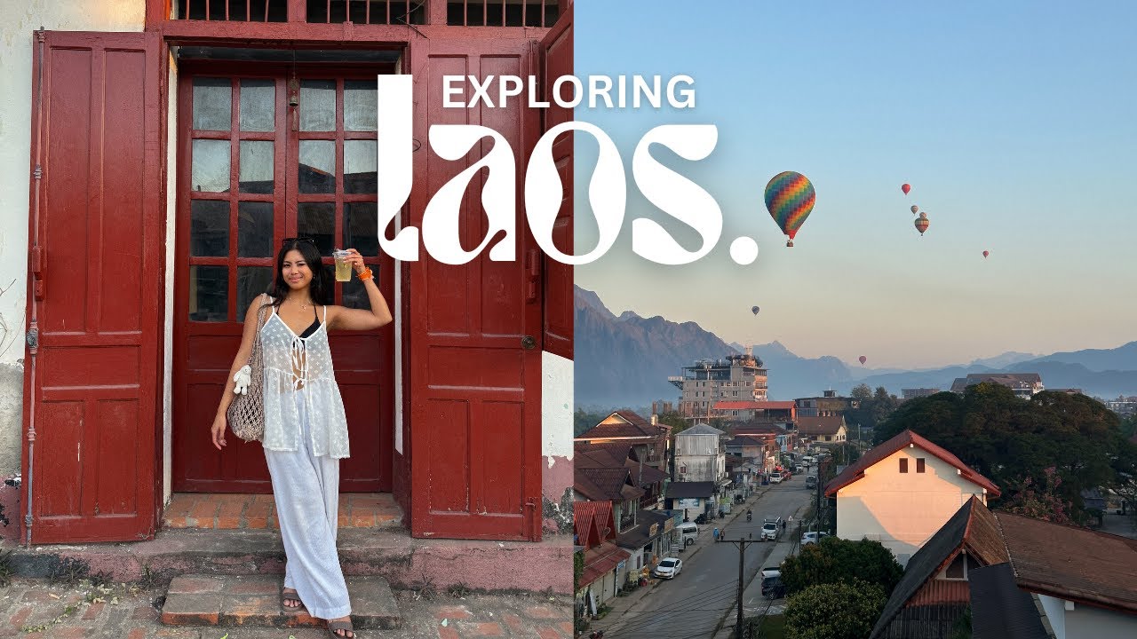 falling love with LAOS 🇱🇦 visiting luang prabang & van vieng, what I did & ate +prices! travel vlog