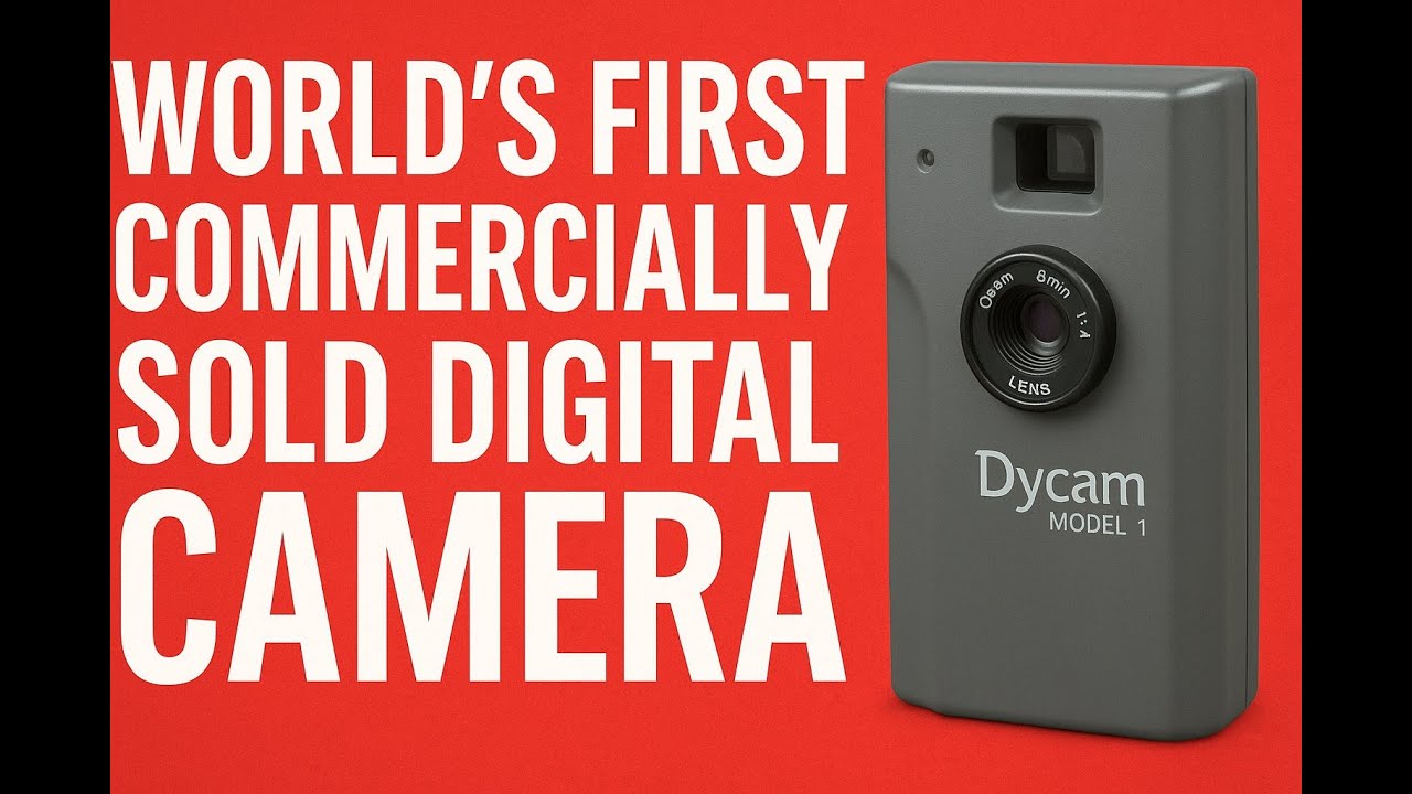 📸 Dycam Model 1 / Logitech Fotoman (1990) | The First Digital Camera Ever Sold! 🖼️