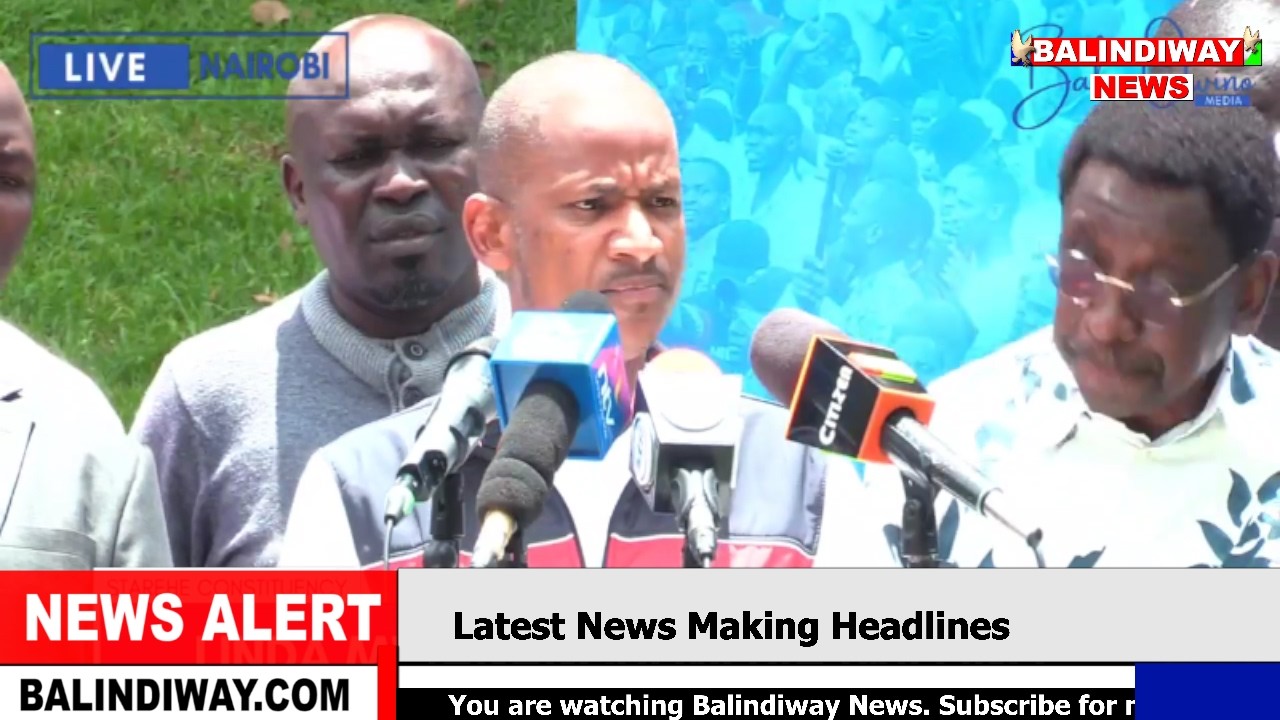 LIVE: Babu Owino and Linda Mwananchi team addressing The Nation Now!!
