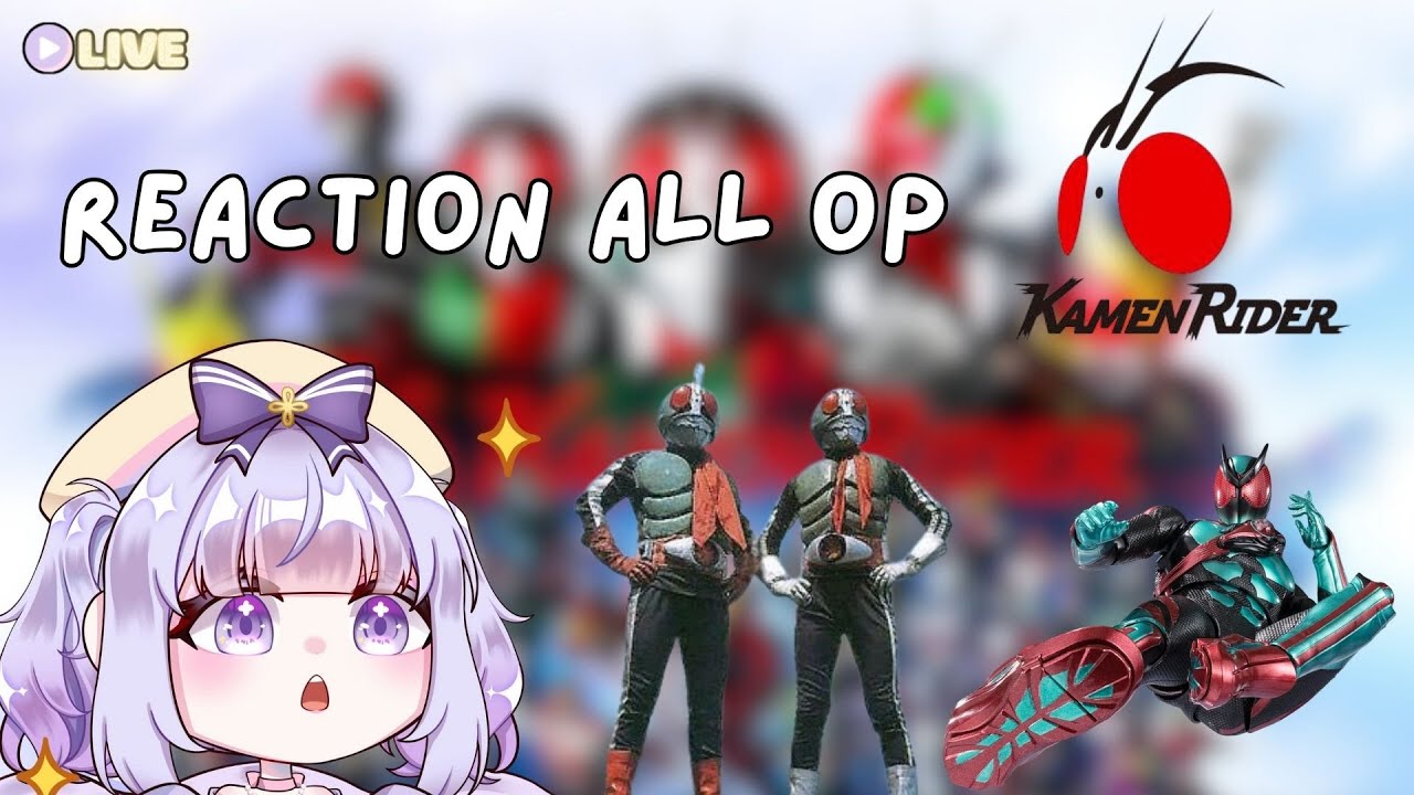 【FreeTalk🪼】 React All Kamen Rider OP (1971-Zetz)│ #เม้าท์มอยโทคุ
