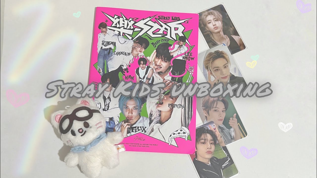 Распаковка карт, мерча и альбома stray kids|| rock star headliner, pilot merch stray kids|| 2 часть
