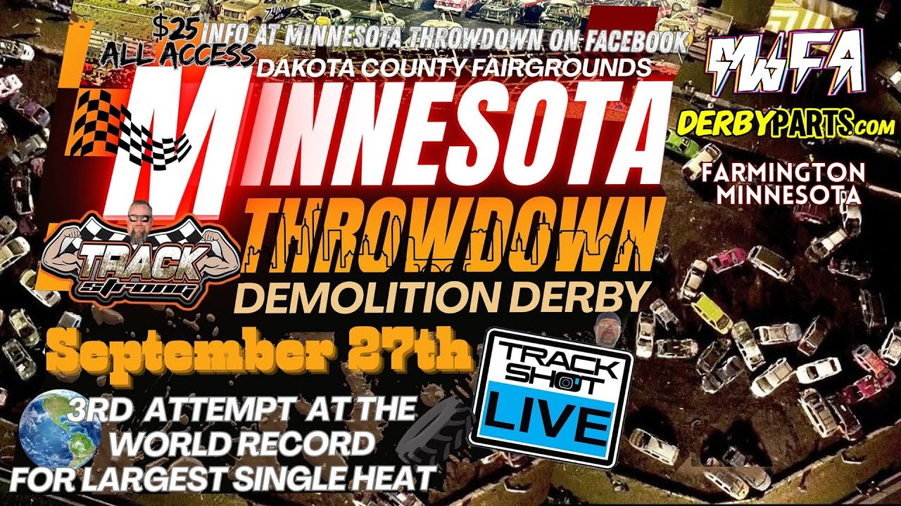 Demolition Derby  - Minnesota Throwdown,  Dakota County Fairgrounds