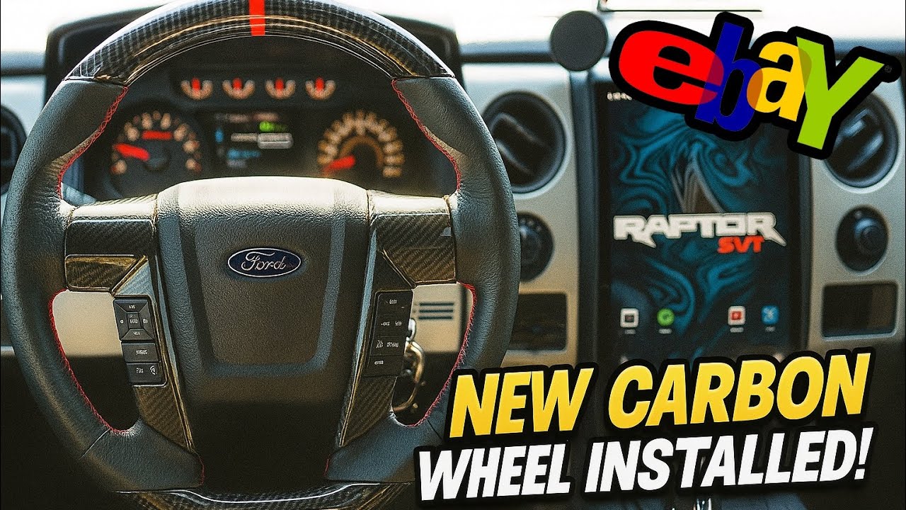 UPGRADE Your 09-14 F150/Raptor Steering Wheel with CARBON FIBER!