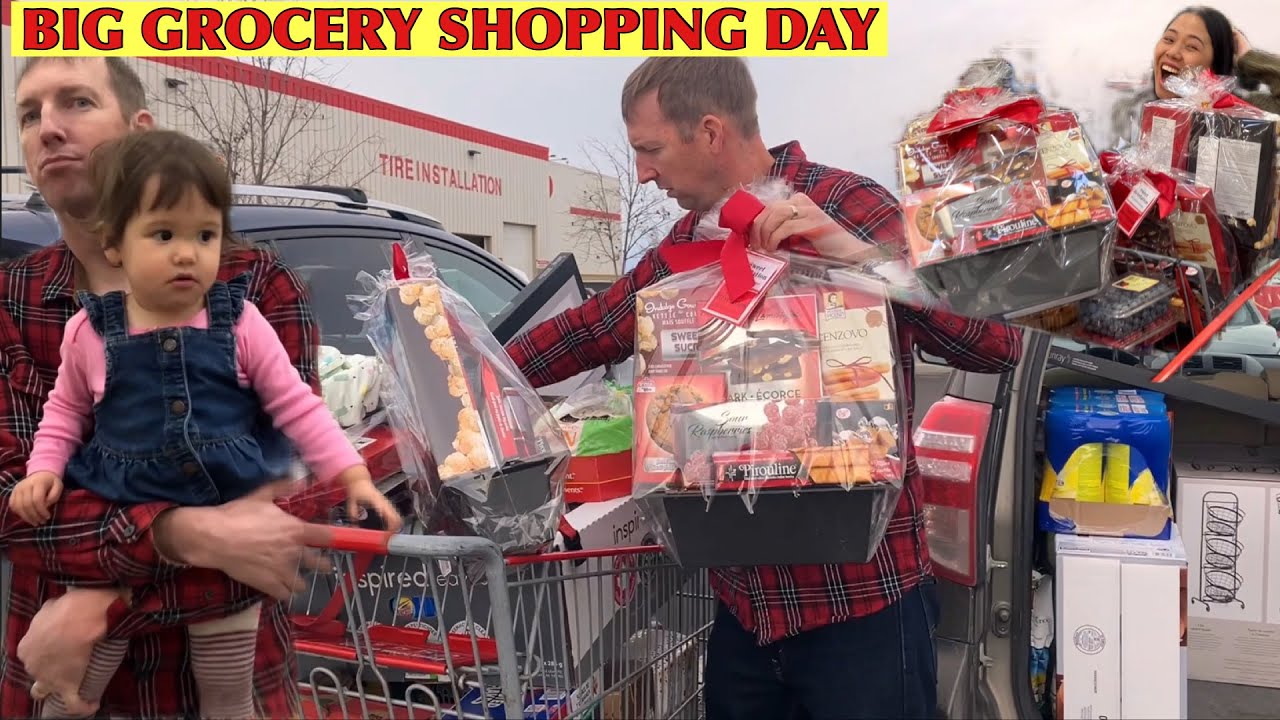 BIG GROCERY SHOPPING DAY || BIG HAUL || DARYL AND LIZ