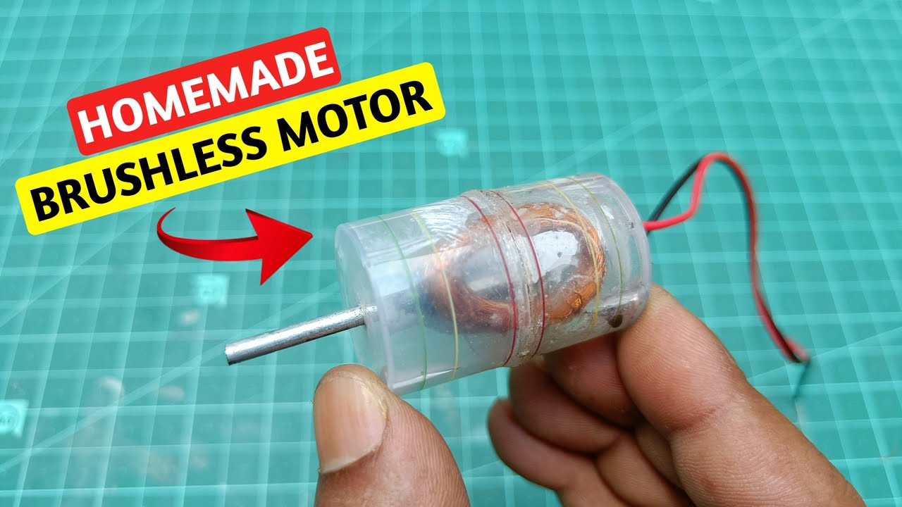 How to make brushless motor at home | brushless motor