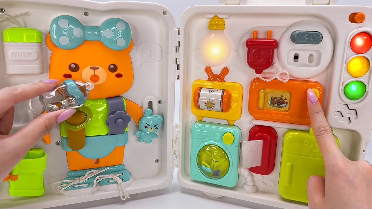 [toy asmr] Big Fidget Busy Board Toy💡 피젯보드 장난감놀이 언박싱| Satisfying Unboxing