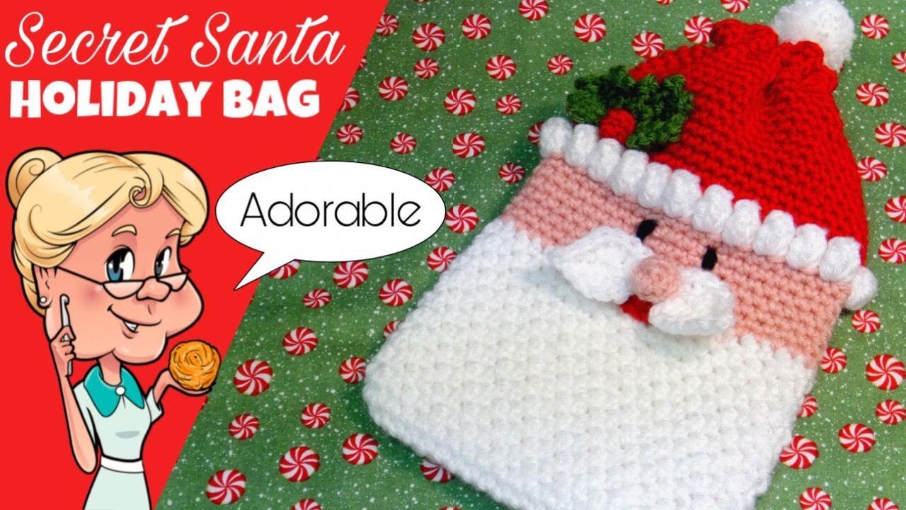 Secret Santa Bag - Crochet Tutorial - #LIONBRANDYARN