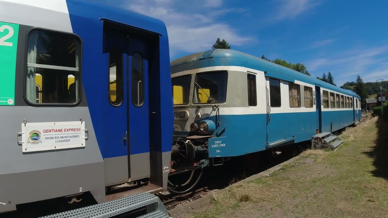 Materiel ferroviaire en Gare de  Riom-&egrave;s-Montagnes