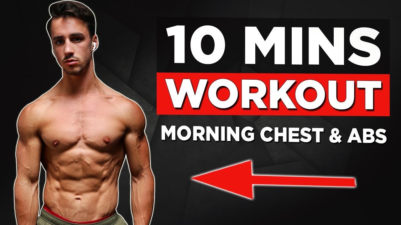 10 MIN HOME CHEST & ABS WORKOUT (NO EQUIPMENT!)