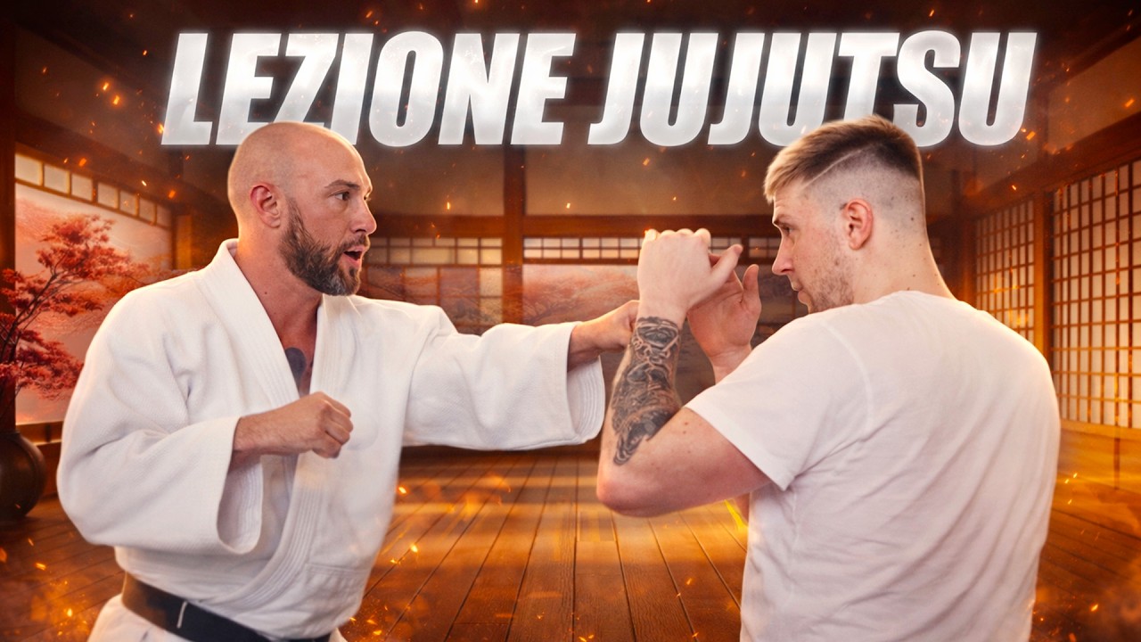 Lezione di JUJUTSU con il Piccolo Samurai di Pinerolo