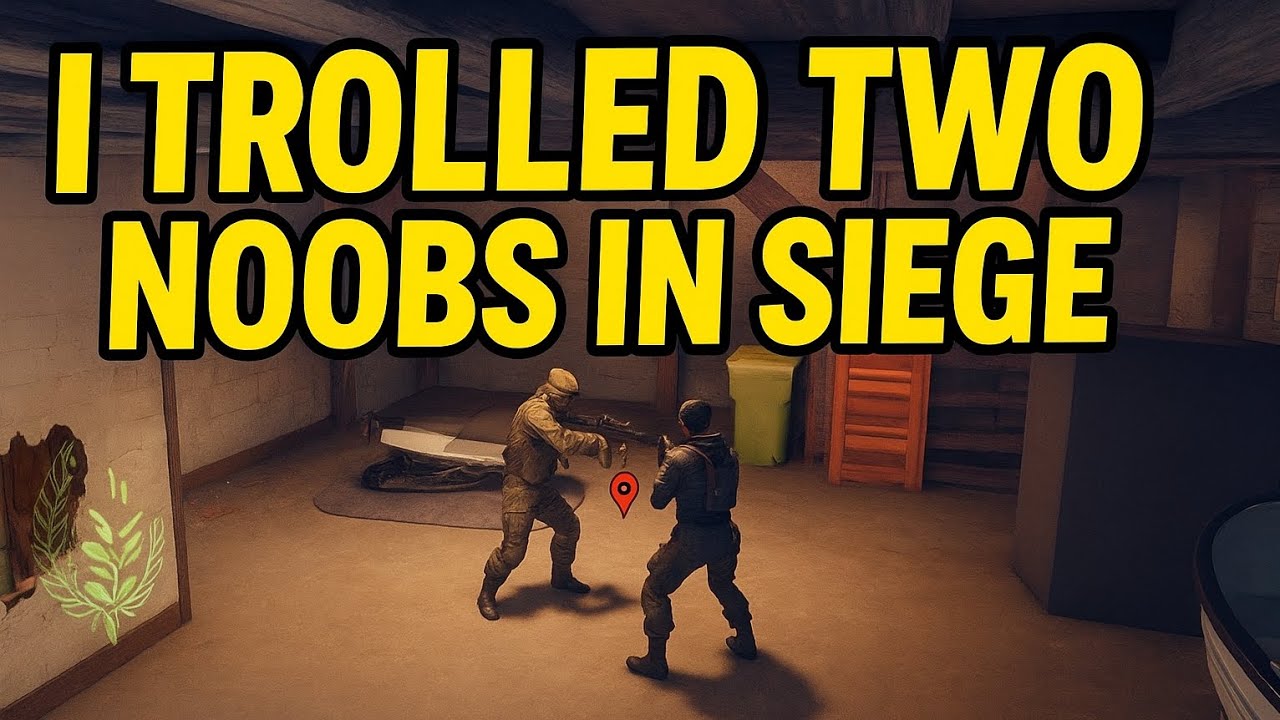 I trolled my two noob friends (Rainbow six siege)