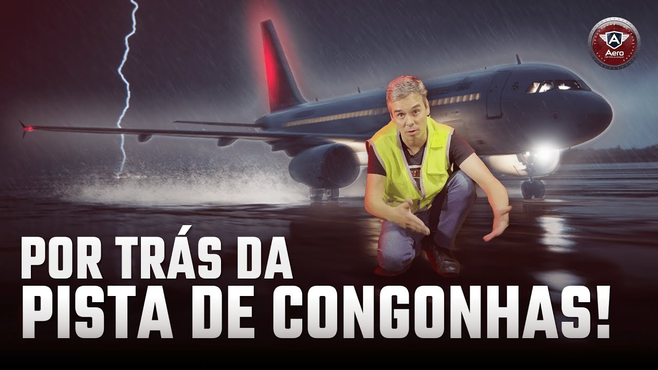 CONGONHAS: Descubra como funciona a PISTA desse AEROPORTO