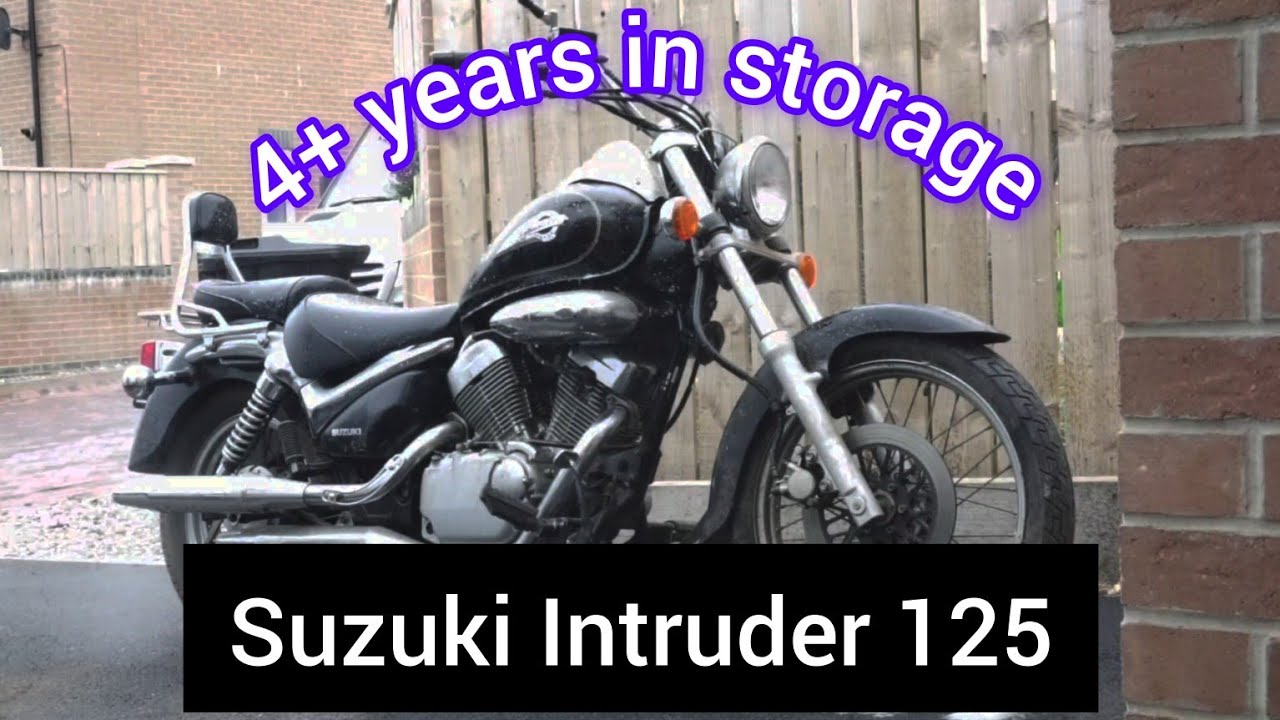 Suzuki VL 125 Intruder только что вынут из хранилища и готовится к дороге, часть 1