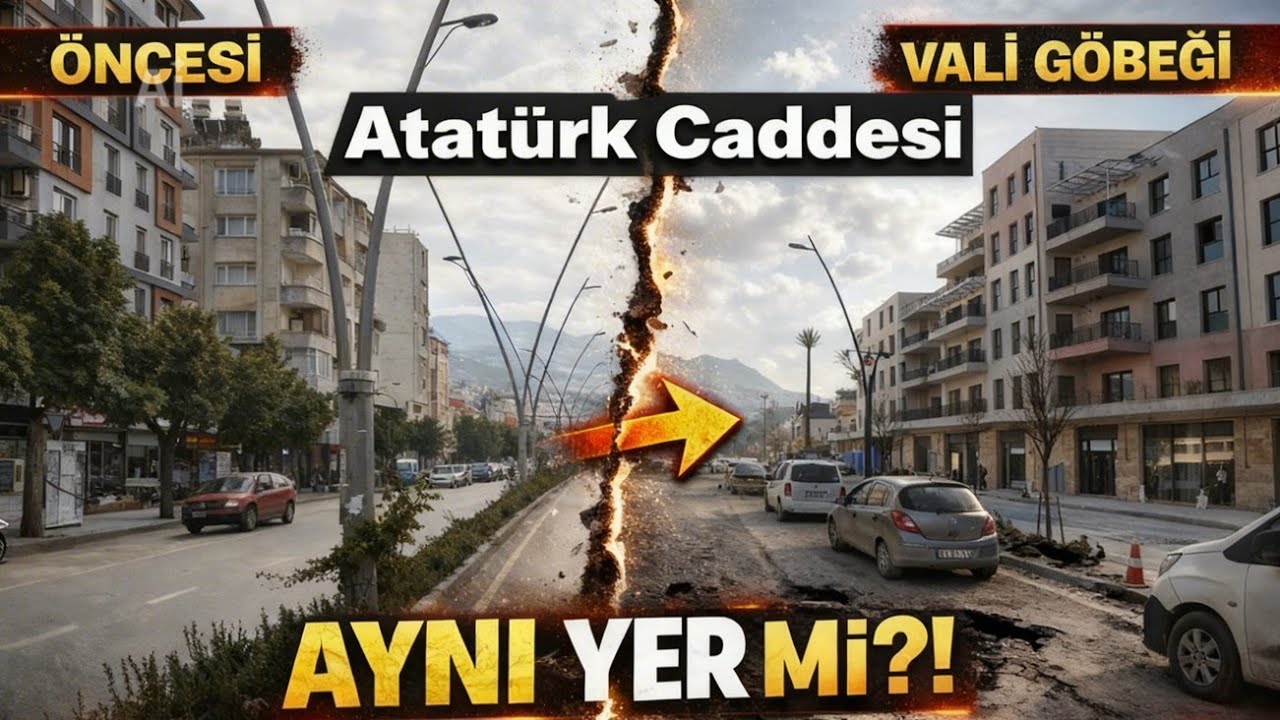 HATAY ANTAKYA'NIN KALBİ! Atat&uuml;rk Caddesi & Vali G&ouml;beği Deprem &ouml;ncesi ve sonrası Son Durum&rdquo; 