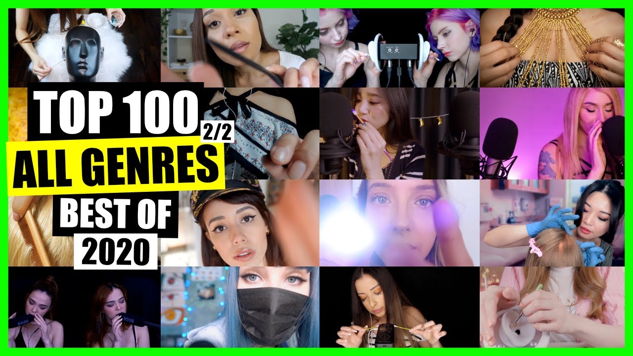 ASMR / DIFFERENT GENRES (Unintelligible, Scalp Check, Ear Cleaning) / TOP 100 / 2/2 / ASMR Charts