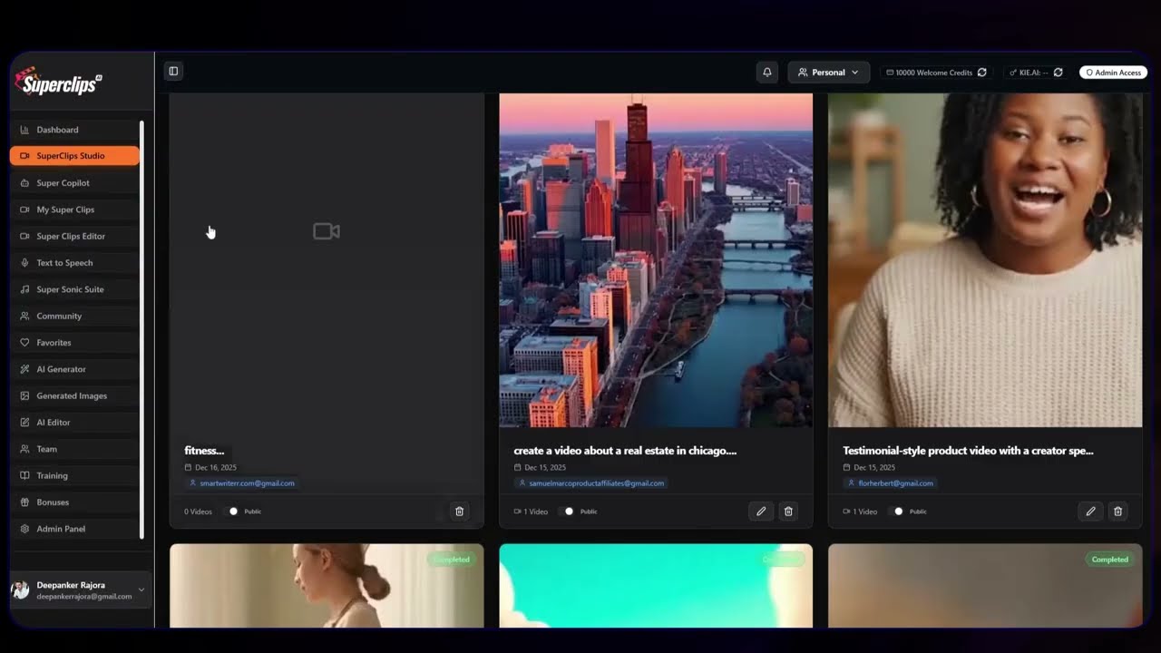 SuperClips AI Complete Walk Through Video