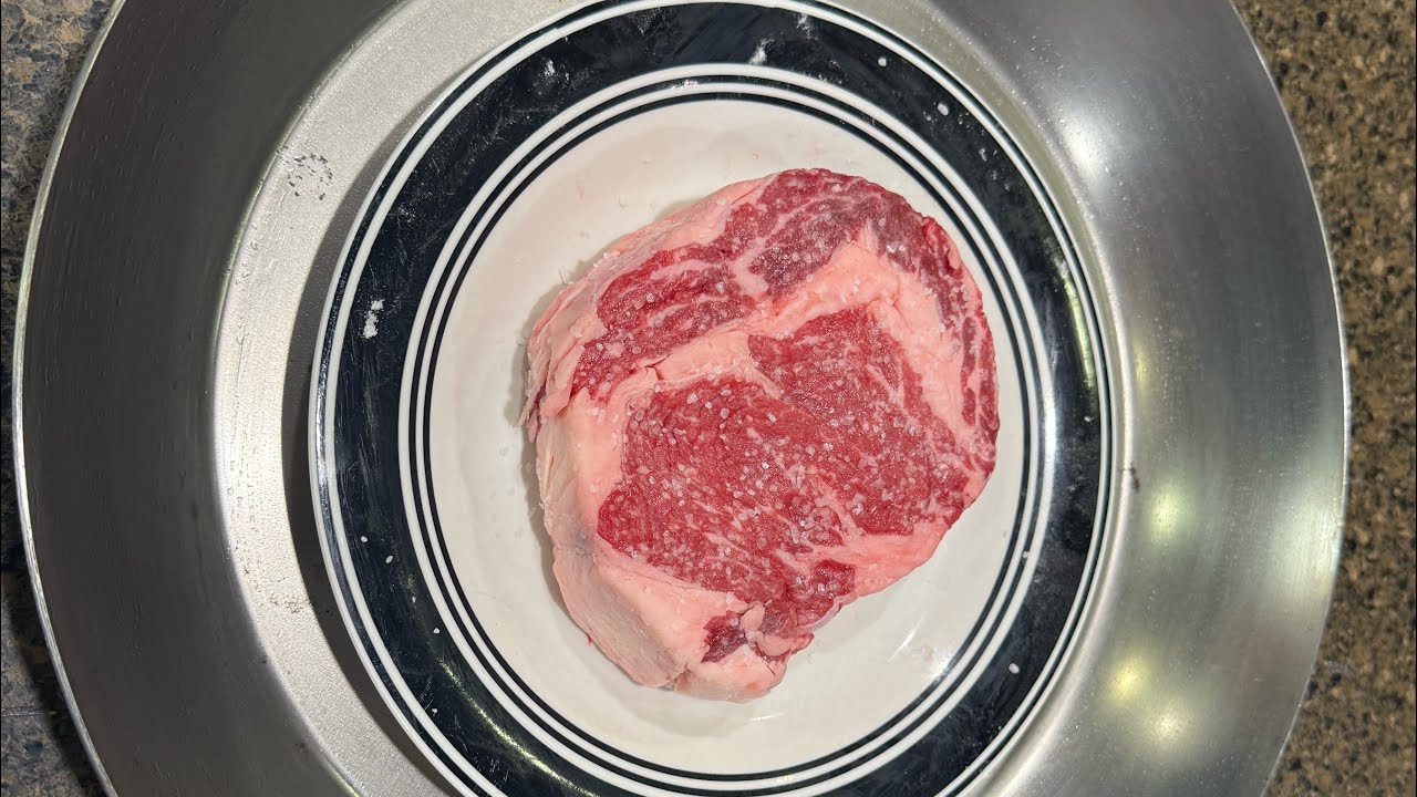 Costco Rib Eye recipe with Baking Soda for an excellent crust. 