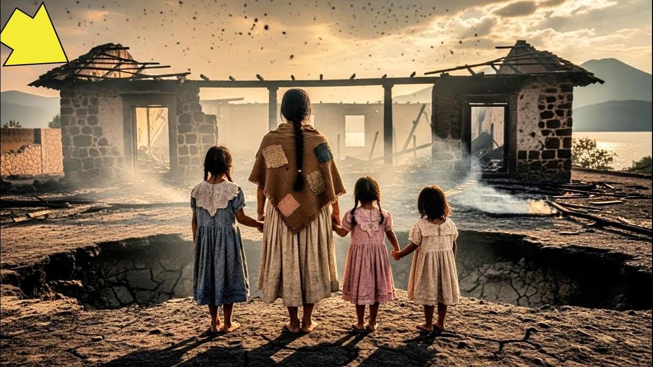 La niña huérfana halló refugio en una casa quemada — y al pisar cenizas, tembló…
