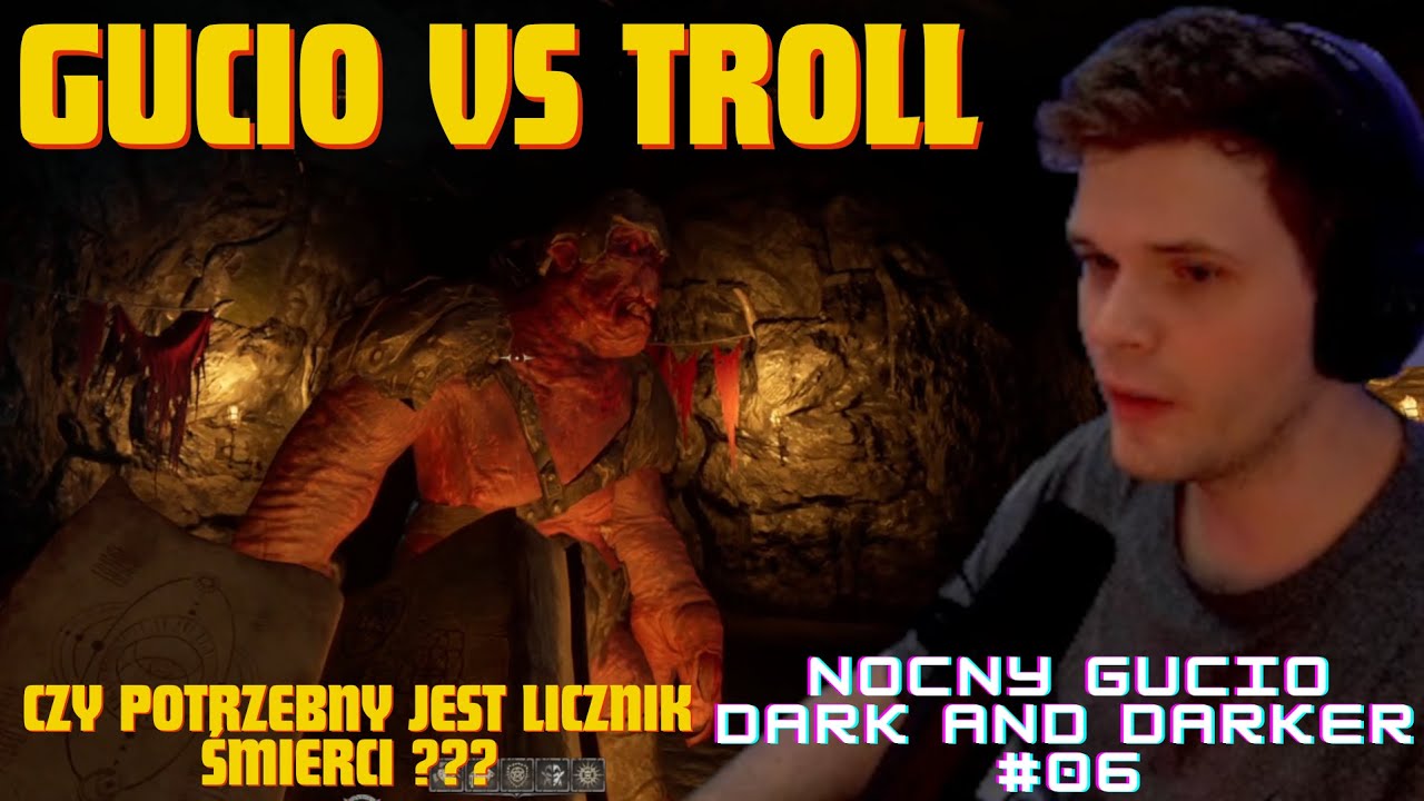 Pojedynki z Trollem Do Upadłego | High Roll Na Szczura |  Nocny Gucio Dark and Darker #06